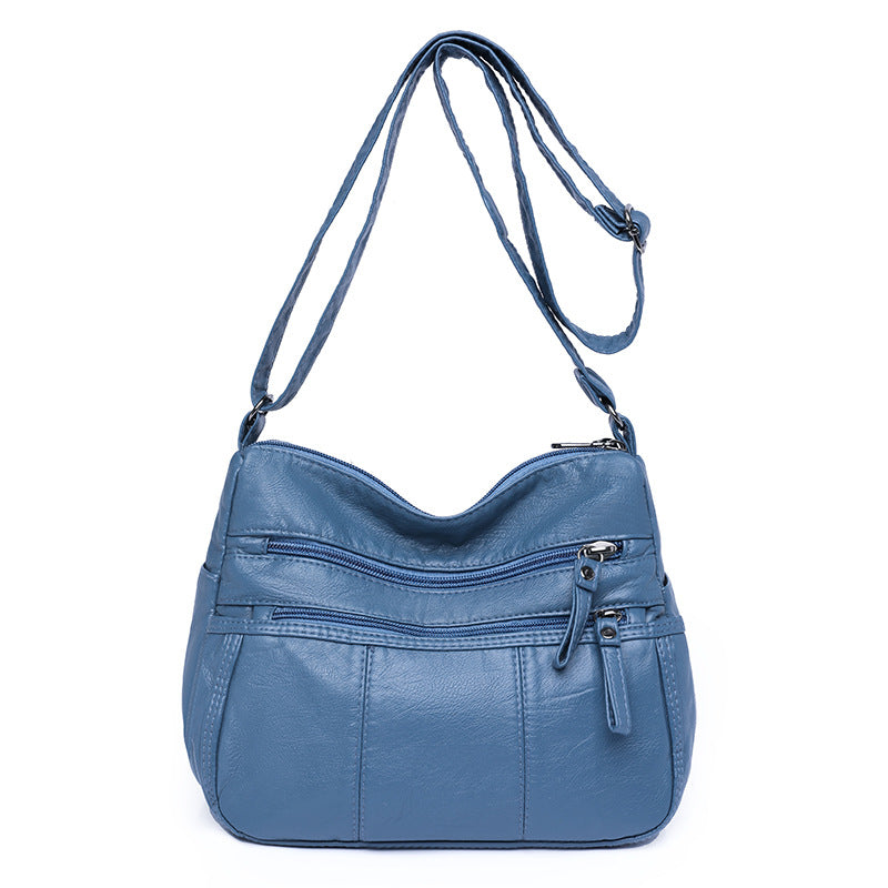 Wholesale Large Capacity PU Soft Leather Texture Crossbody Bags